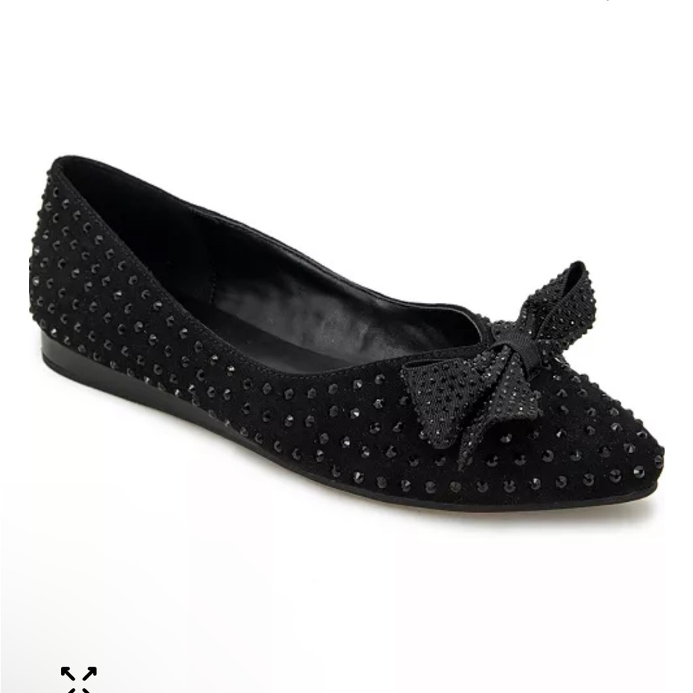 NEW with box- Kenneth Cole Reaction Lucie Jewel Bow Ballet Flats